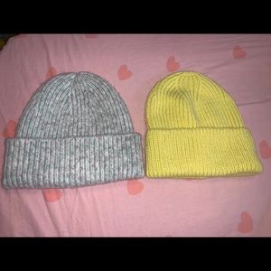 American Eagle neon knit hat bundle